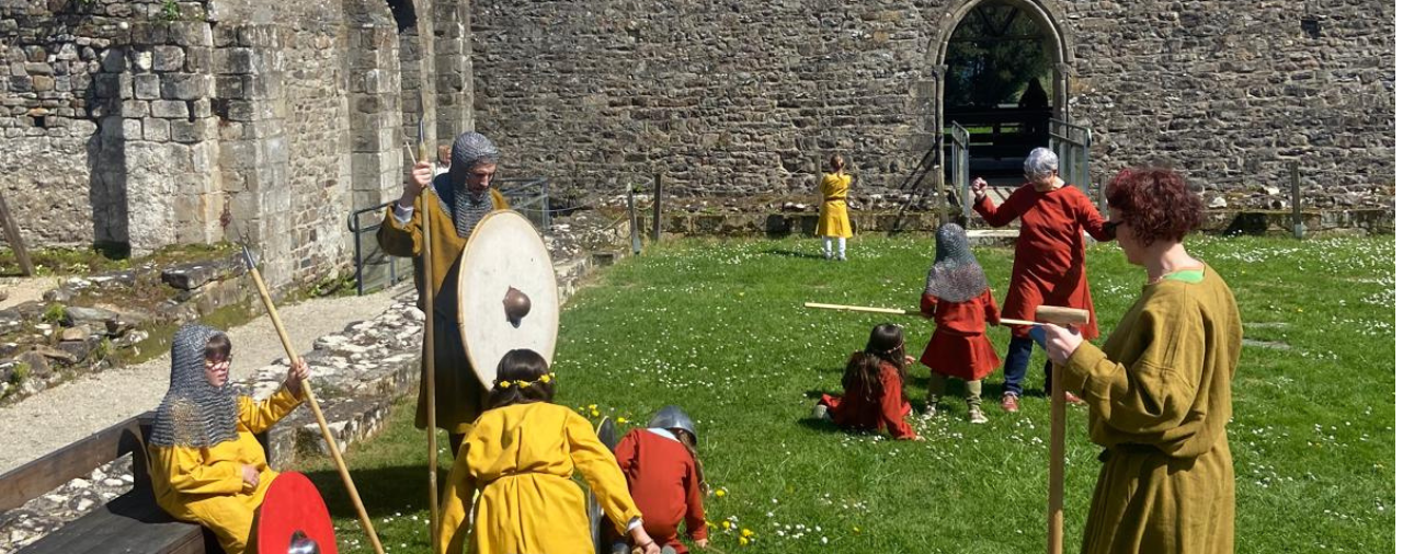 Abbaye de Landevennec - tableau vivant