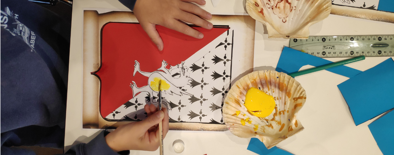 Abbaye de Landevennec - blasons