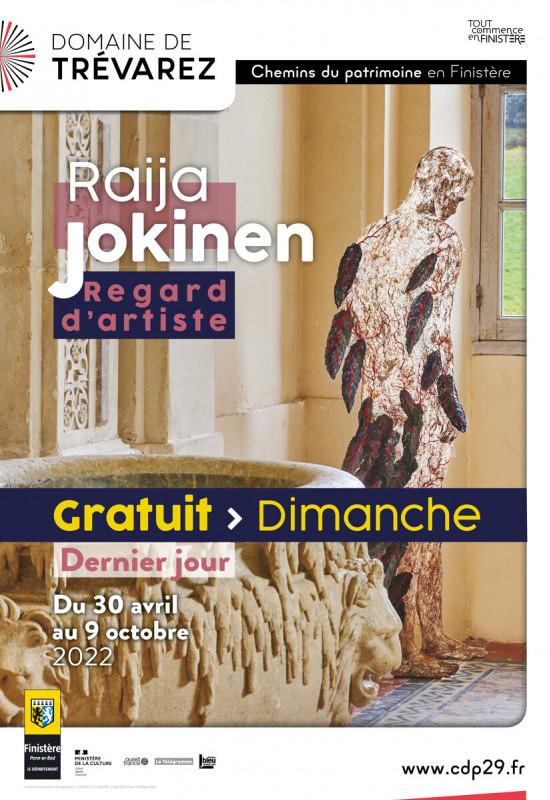 Finissage de l'expositon" Regard d'artiste, Raija Jokinen" - Dimanche 9 octobre - Gratuit