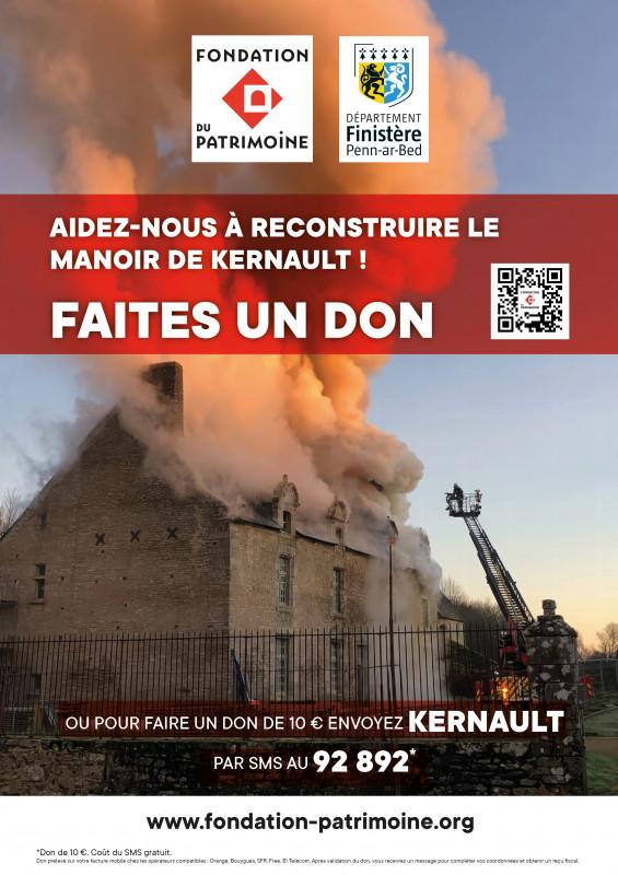 Appel aux dons pour sauver le Manoir de Kernault